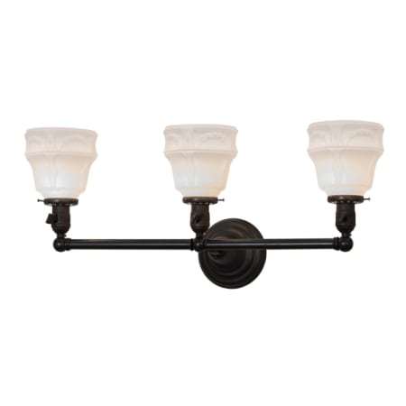 Meyda Tiffany Revival 3 Light 16" Wide Vanity Light Craftsman Brown