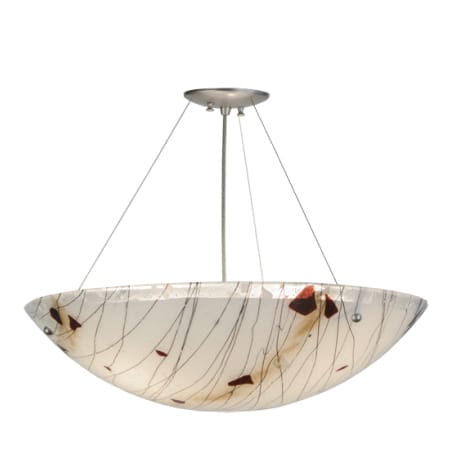 Meyda Tiffany Metro 3 Light 24" Wide Pendant Brushed Nickel