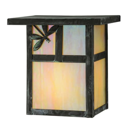 Meyda Tiffany Hyde Park 7" Tall Wall Sconce Verdigris