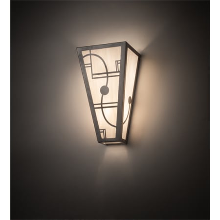 Meyda Tiffany Revival 2 Light 14" Tall Wall Sconce Nickel