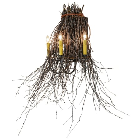 Meyda Tiffany Twigs 3 Light 36" Tall Wall Sconce Timeless Bronze