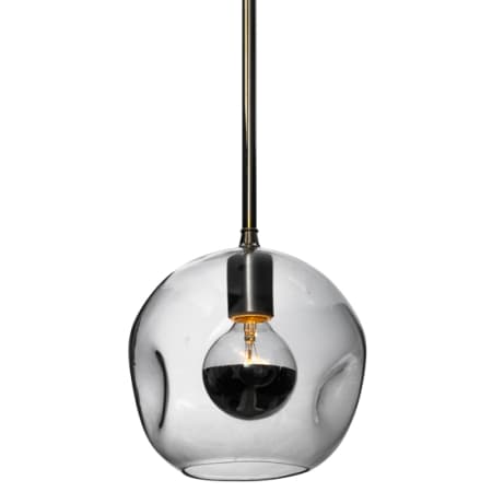Meyda Tiffany Deformado 9" Wide Mini Pendant Chrome