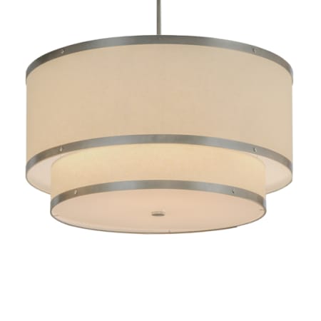 Meyda Tiffany Cilindro 6 Light 30" Wide Pendant Nickel