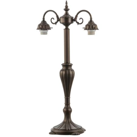 Meyda Tiffany 28" Tall Lamp Base Mahogany Bronze