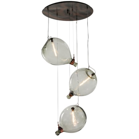 Meyda Tiffany Euri Tanta 3 Light 40" Wide Multi Light Pendant N/A
