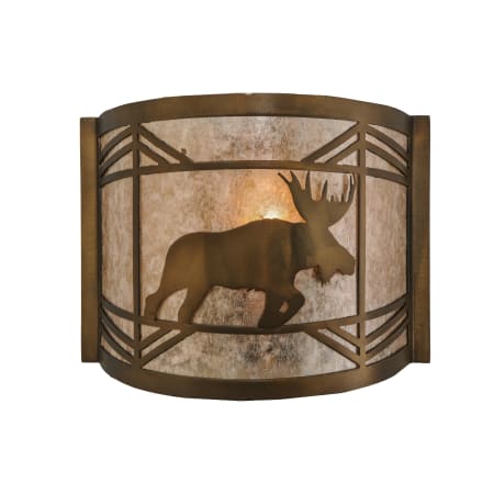 Meyda Tiffany Lone 10" Tall Wall Sconce Antique Copper