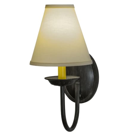 Meyda Tiffany Classic 15" Tall Wall Sconce Antique Iron Gate