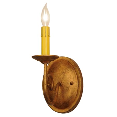Meyda Tiffany Jenna 9" Tall Wall Sconce Autumn Leaf