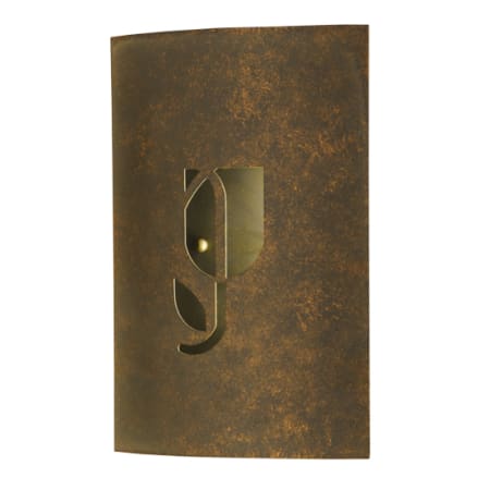 Meyda Tiffany Country 12" Tall LED Wall Sconce Gilded Tobacco