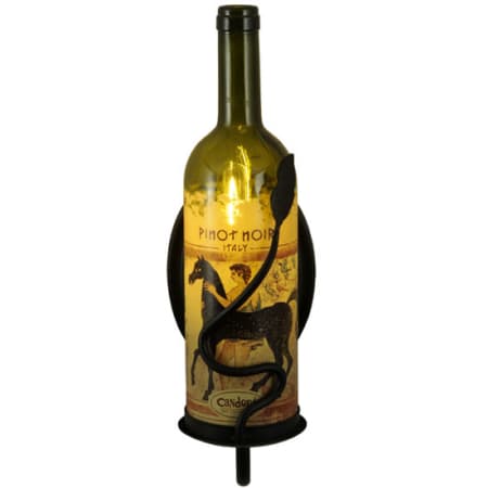 Meyda Tiffany Tuscan Vineyard 14" Tall Wall Sconce Textured Black