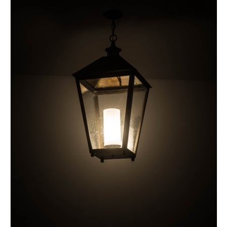 Meyda Tiffany Stafford 23" Wide Pillar Candle Pendant Oil Rubbed Bronze