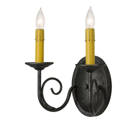 Meyda Tiffany Jenna 2 Light 10" Tall Wall Sconce Smoke