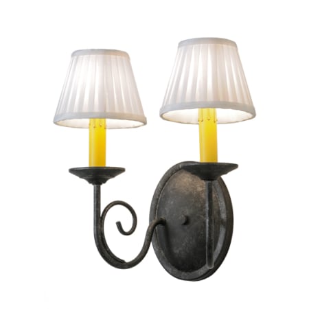 Meyda Tiffany Jenna 2 Light 12" Tall Wall Sconce Smoke