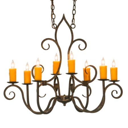 Meyda Tiffany Clifton 8 Light 26" Wide Taper Candle Style Chandelier N/A