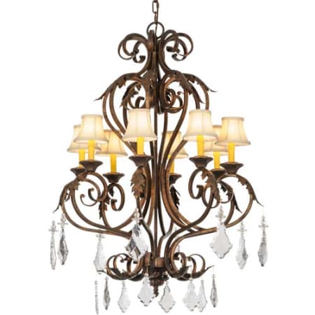 Meyda Tiffany Josephine 8 Light 30" Wide Chandelier Custom