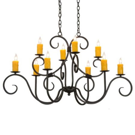 Meyda Tiffany Clifton 10 Light 28" Wide Taper Candle Style Chandelier N/A