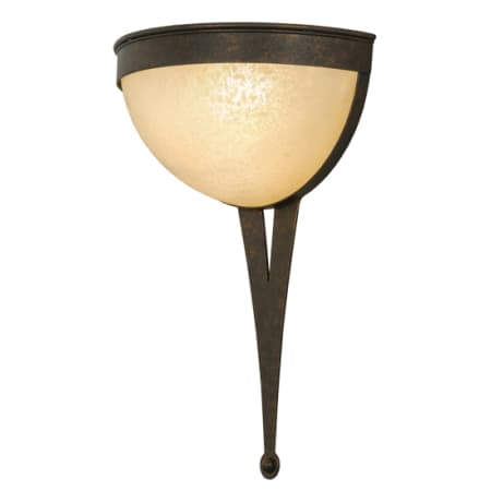Meyda Tiffany Orva 18" Tall Wall Sconce Gilded Tobacco