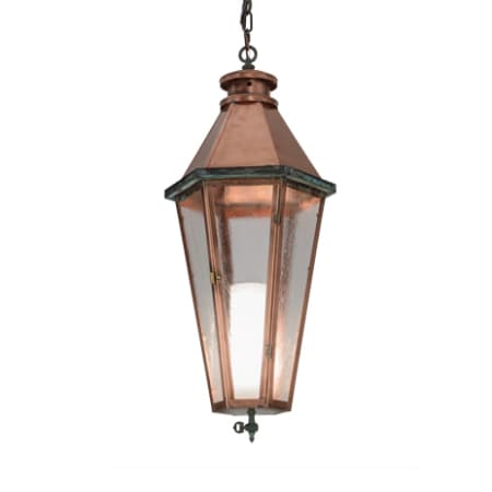 Meyda Tiffany Millesime 14" Wide Pillar Candle Pendant Verdigris / Copper