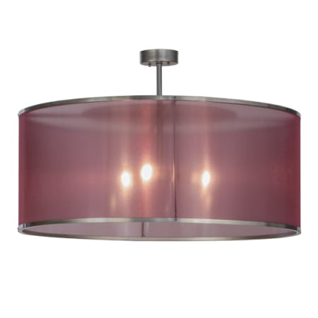 Meyda Tiffany Palace 3 Light 36" Wide Pendant Nickel