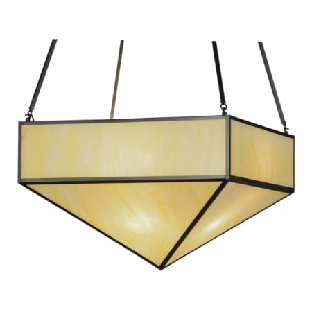 Meyda Tiffany Mission 8 Light 43" Wide Pendant Craftsman Brown