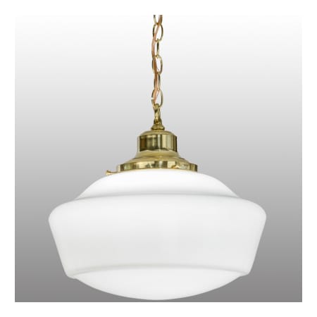 Meyda Tiffany Revival 16" Wide Pendant Polished Brass