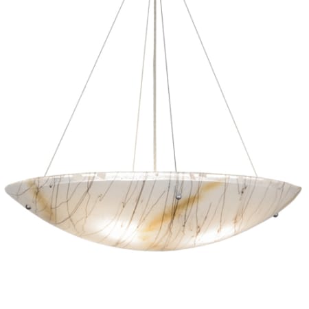 Meyda Tiffany Metro 4 Light 30" Wide Pendant Brushed Nickel