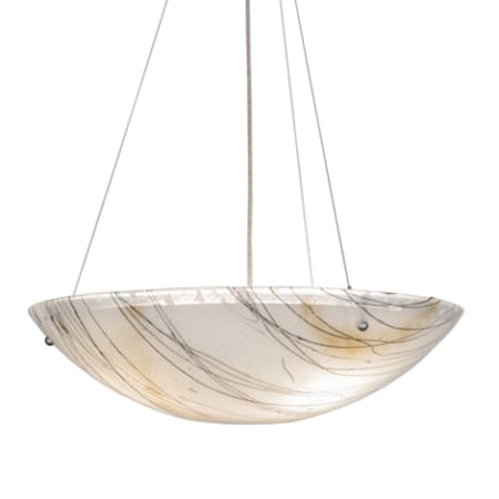 Meyda Tiffany Metro 3 Light 24" Wide Pendant Brushed Nickel