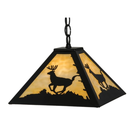 Meyda Tiffany Lone Deer 17" Wide Pendant N/A