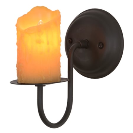Meyda Tiffany Loxley 9" Tall Wall Sconce Oil Rubbed Bronze