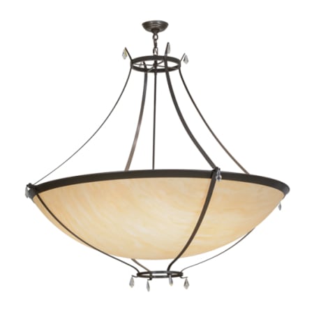 Meyda Tiffany Modesto 8 Light 50" Wide Crystal Pendant Timeless Bronze