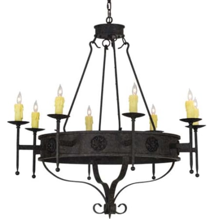 Meyda Tiffany Lorenzo 8 Light 42" Wide Taper Candle Style Chandelier N/A