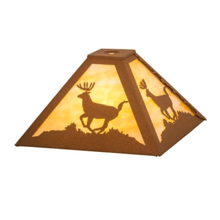 Meyda Tiffany Deer 6.5" Tall Lamp Shade Earth