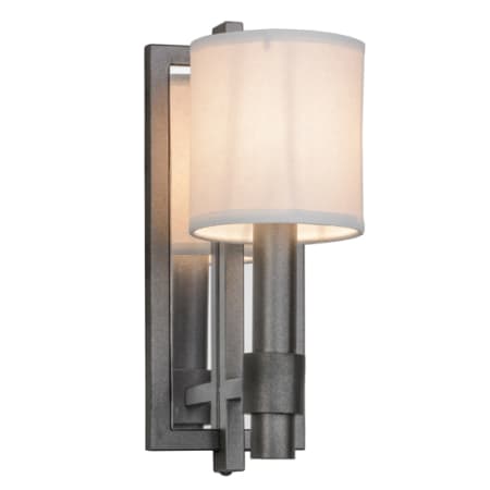Meyda Tiffany Alberta 11" Tall Wall Sconce Blackened Pewter