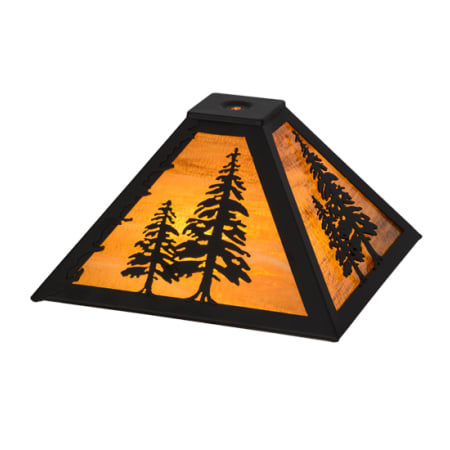 Meyda Tiffany Tall Pines 6.5" Tall Lamp Shade Oil Rubbed Bronze