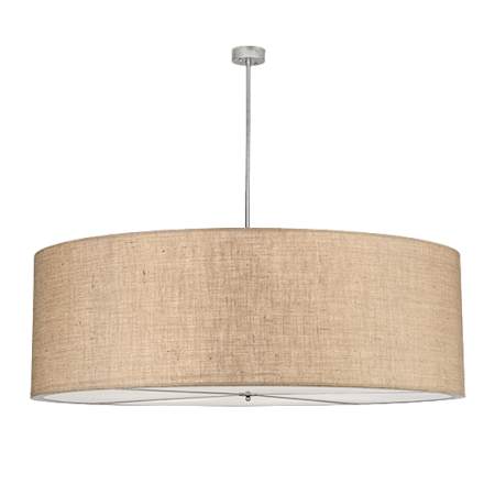 Meyda Tiffany Cilindro 12 Light 72" Wide Pendant Nickel