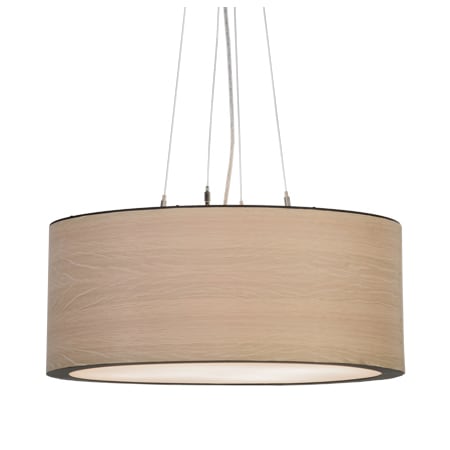 Meyda Tiffany Cilindro 4 Light 24" Wide Suspension Pendant Natural Wood / Oil Rubbed Bronze