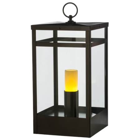 Meyda Tiffany Quadrato 30" Tall Pier Mount Post Light Oil Rubbed Bronze