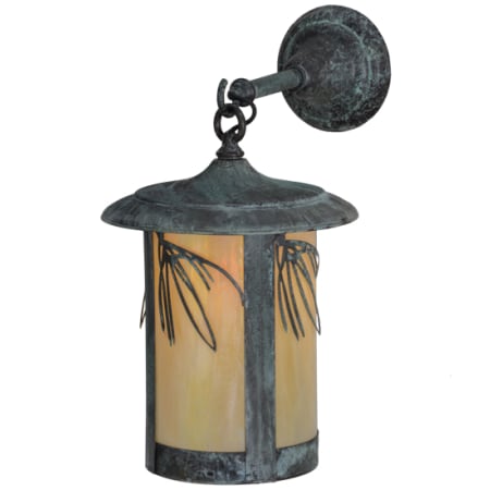 Meyda Tiffany Fulton 18" Tall Wall Sconce Verdigris