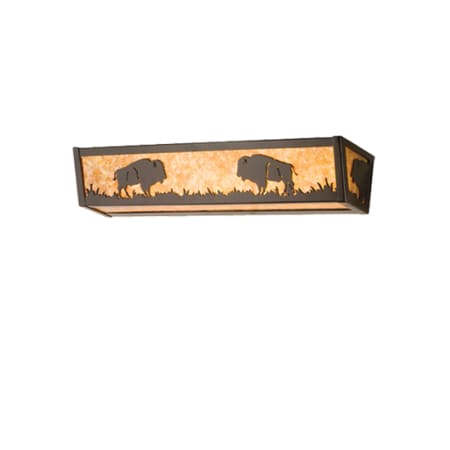 Meyda Tiffany Buffalo 24" Wide Vanity Light Timeless Bronze