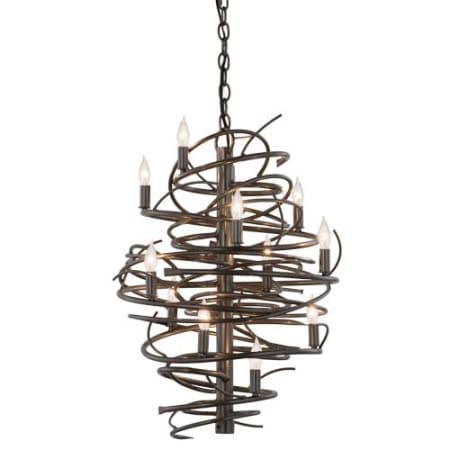 Meyda Tiffany Cyclone 13 Light 20" Wide Taper Candle Pendant Custom