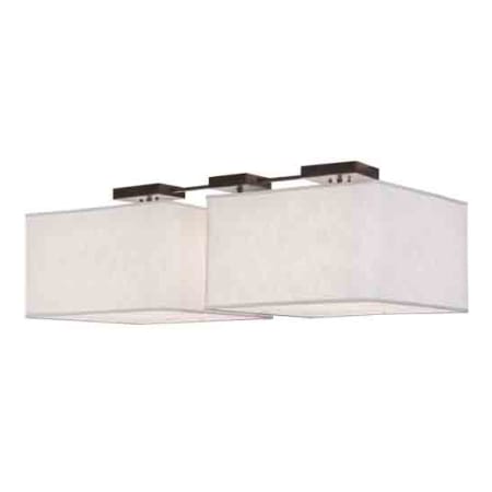 Meyda Tiffany Quadrato 8 Light 54" Wide Linear Pendant Timeless Bronze