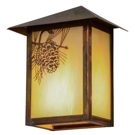 Meyda Tiffany Seneca 9" Tall Wall Sconce Vintage Copper