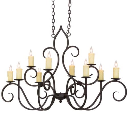 Meyda Tiffany Clifton 10 Light 48" Wide Taper Candle Style Chandelier N/A