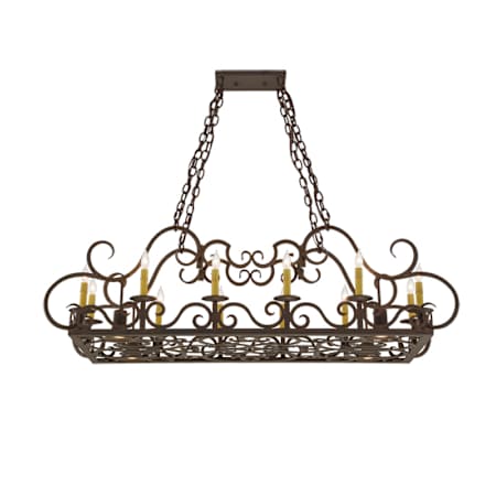 Meyda Tiffany Carlotta 12 Light 25" Wide Taper Candle Pendant N/A