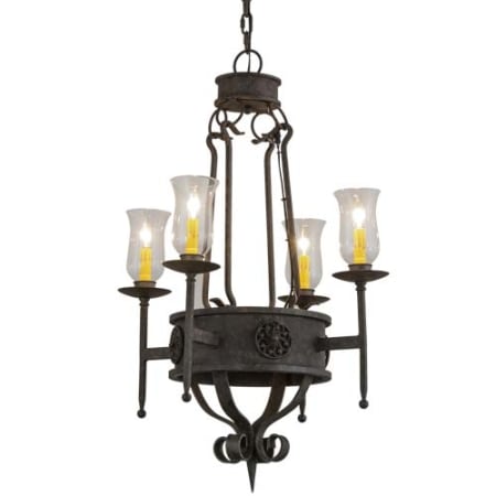 Meyda Tiffany Lorenzo 4 Light 24" Wide Chandelier N/A
