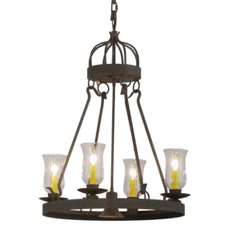 Meyda Tiffany Lakeshore 4 Light 24" Wide Ring Chandelier N/A