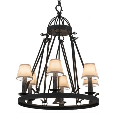 Meyda Tiffany Lakeshore 6 Light 28" Wide Ring Chandelier N/A