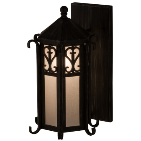 Meyda Tiffany Caprice 16" Tall Wall Sconce Antique Iron Gate