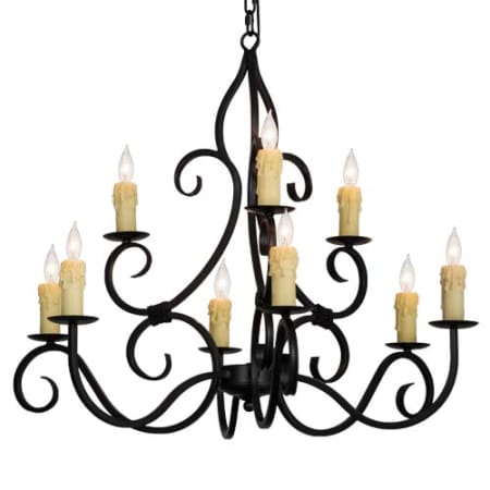 Meyda Tiffany Clayton 9 Light 36" Wide Taper Candle Style Chandelier N/A