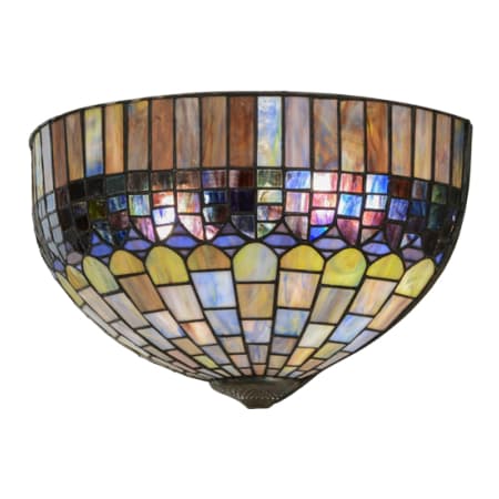 Meyda Tiffany Tiffany 2 Light 9" Tall Wall Sconce Craftsman Brown
